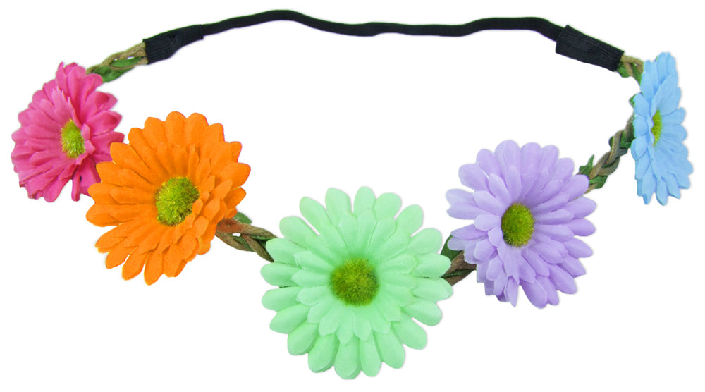 das-kost-mland-accessoires-blumen-haarband-margeriten-bunt image 1