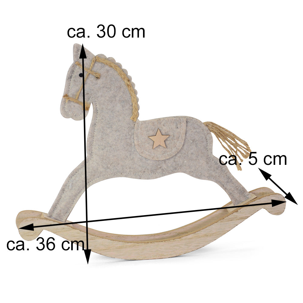 das-kost-mland-deko-schaukelpferd-holz-grau-36cm-10489 image 2