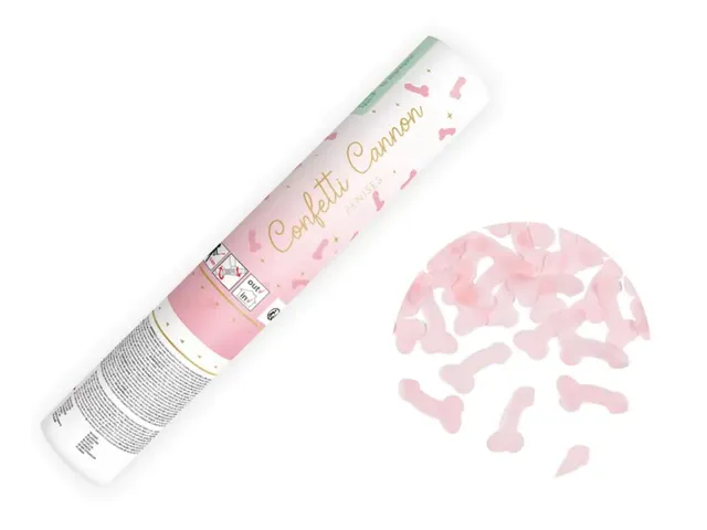 das-kost-mland-konfetti-kanone-20-cm-rosa-penis image 1