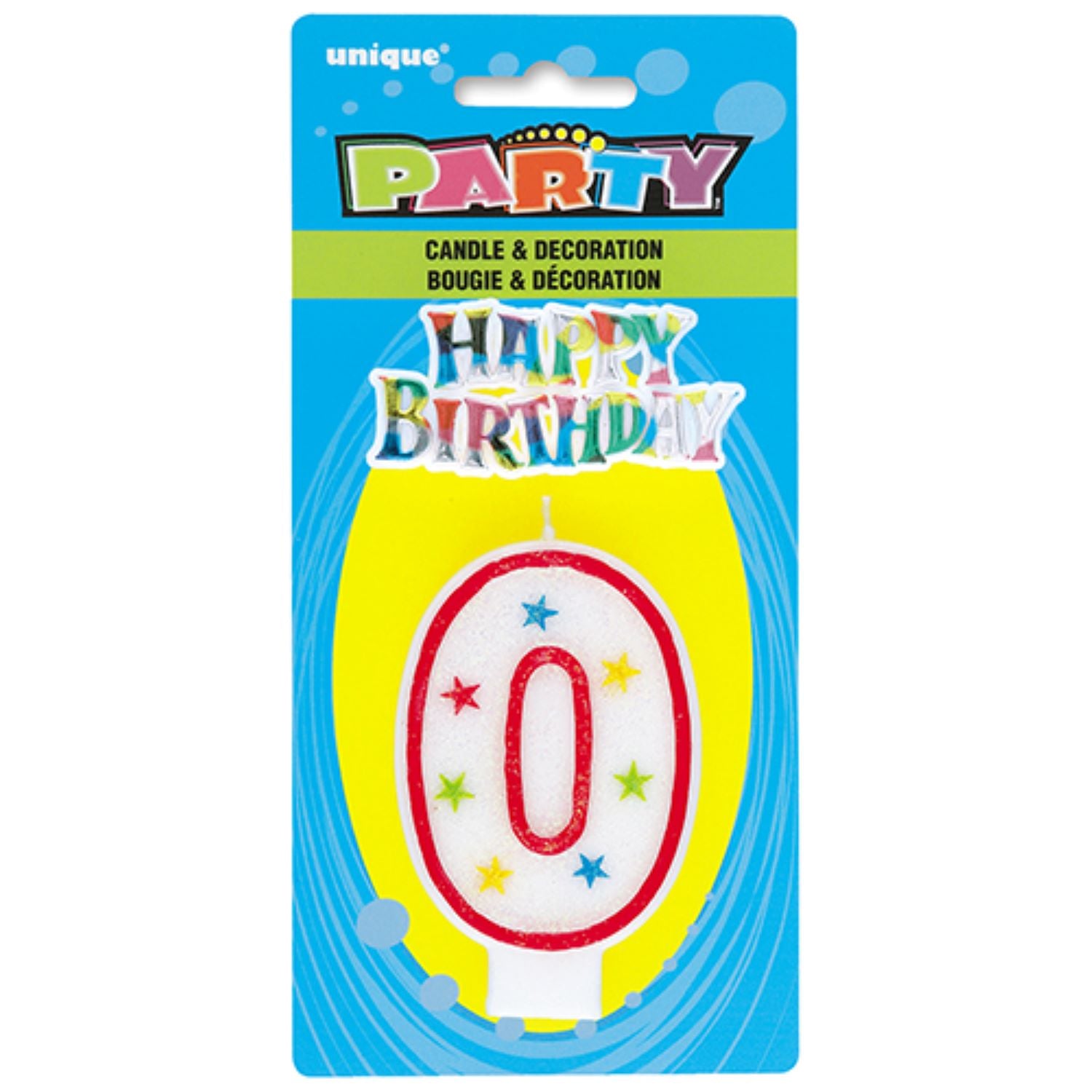 das-kost-mland-glitter-zahlenkerze-0-tortendeko-geburtstag image 1