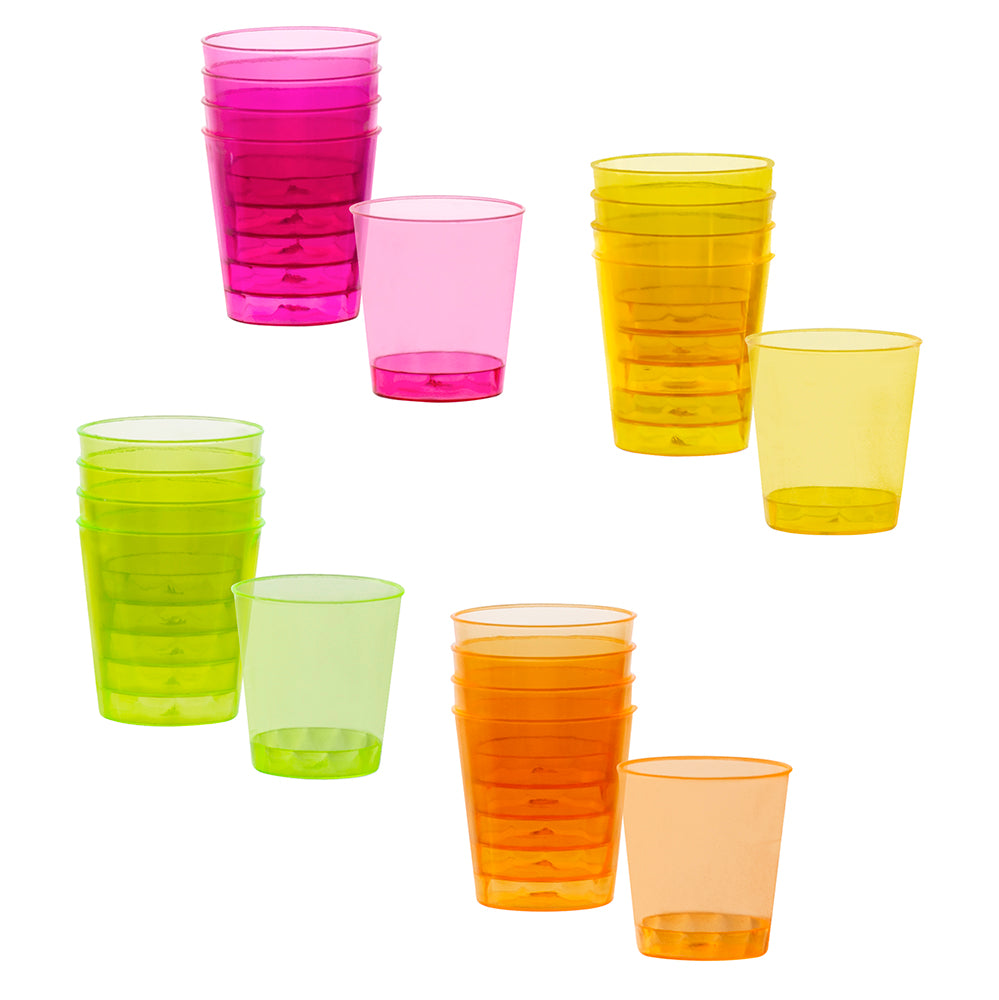 das-kost-mland-deko-schnapsgl-ser-neon-kunststoff-20-st-ck image 1