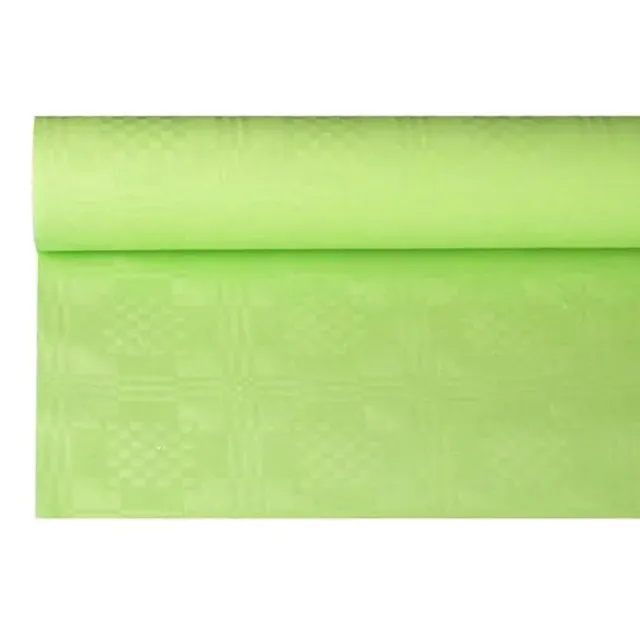 das-kost-mland-damast-tischdecke-papier-8x1-2-m-limonengr-n image 1