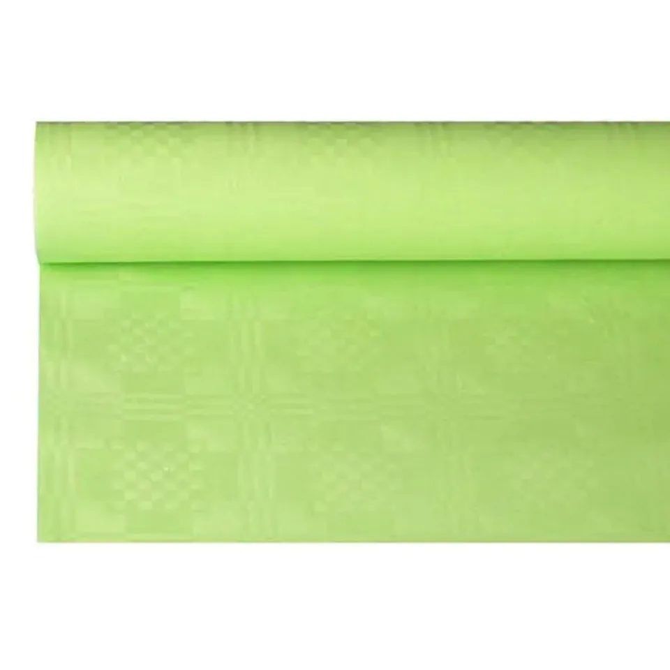 das-kost-mland-damast-tischdecke-papier-8x1-2-m-limonengr-n image 1