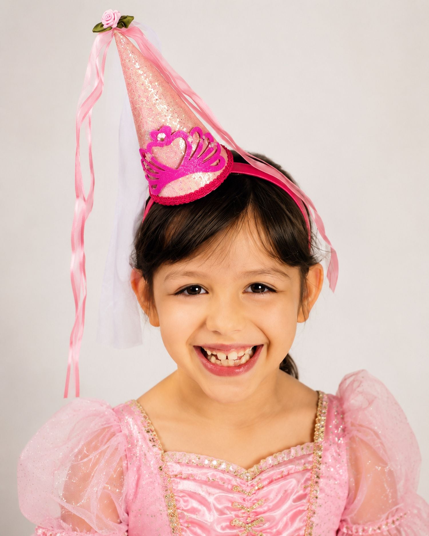 das-kost-mland-burgfr-ulein-haarreif-feenhut-rosa-m-dchen image 7