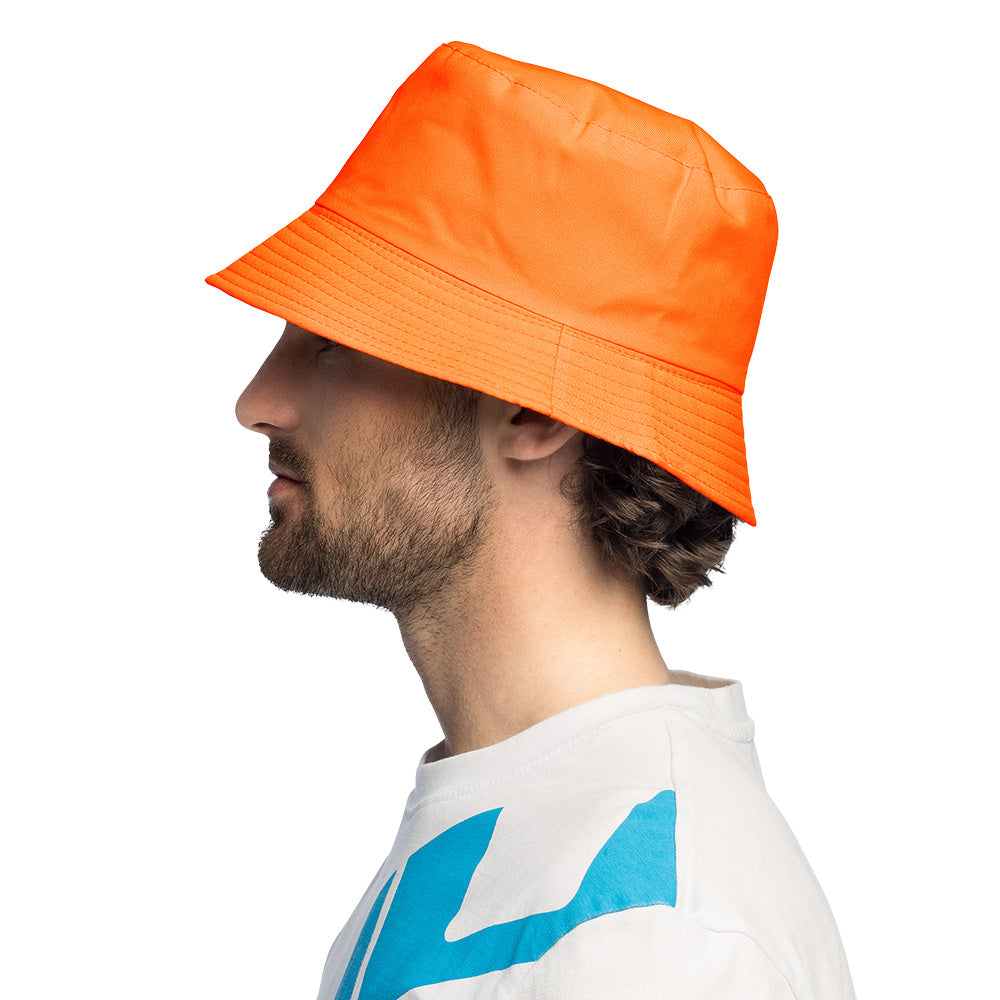 das-kost-mland-rave-fischerhut-neonorange-bucket-hat image 4