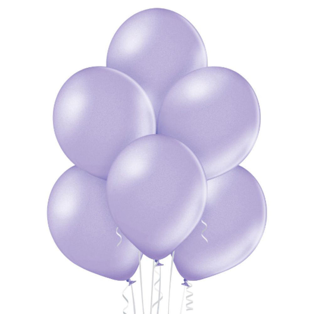 das-kost-mland-dekorationen-luftballon-metallic-lavendel-25-stk image 1