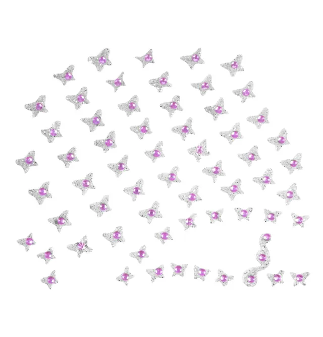 das-kost-mland-accessoires-glitzer-sticker-lila-gesicht-und-haar image 1