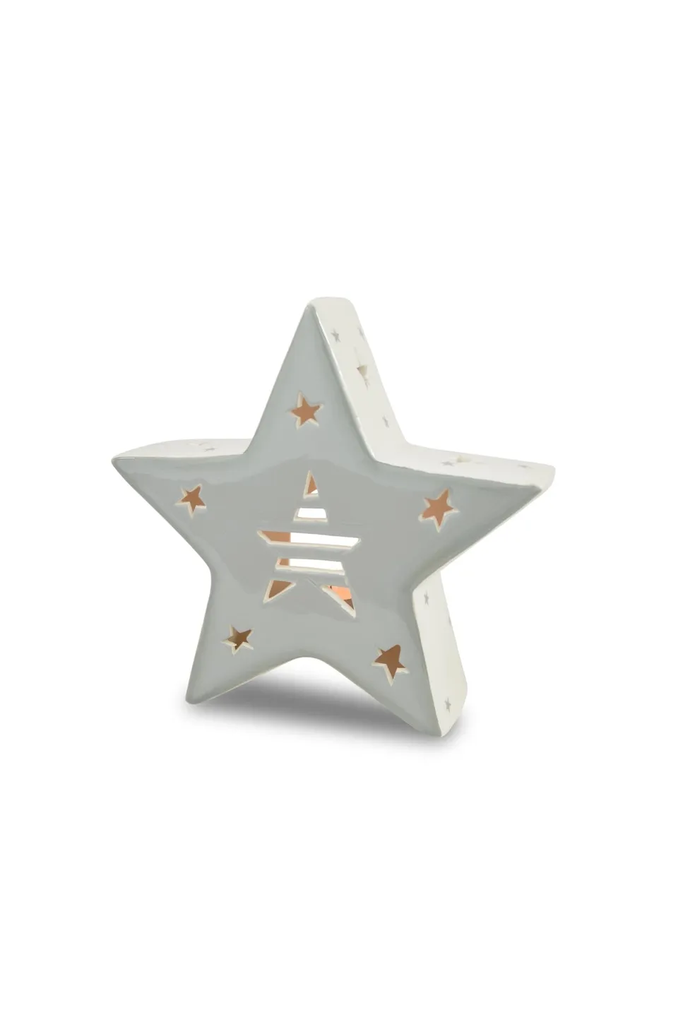 das-kost-mland-deko-stern-teelichthalter-wei-16-cm image 1