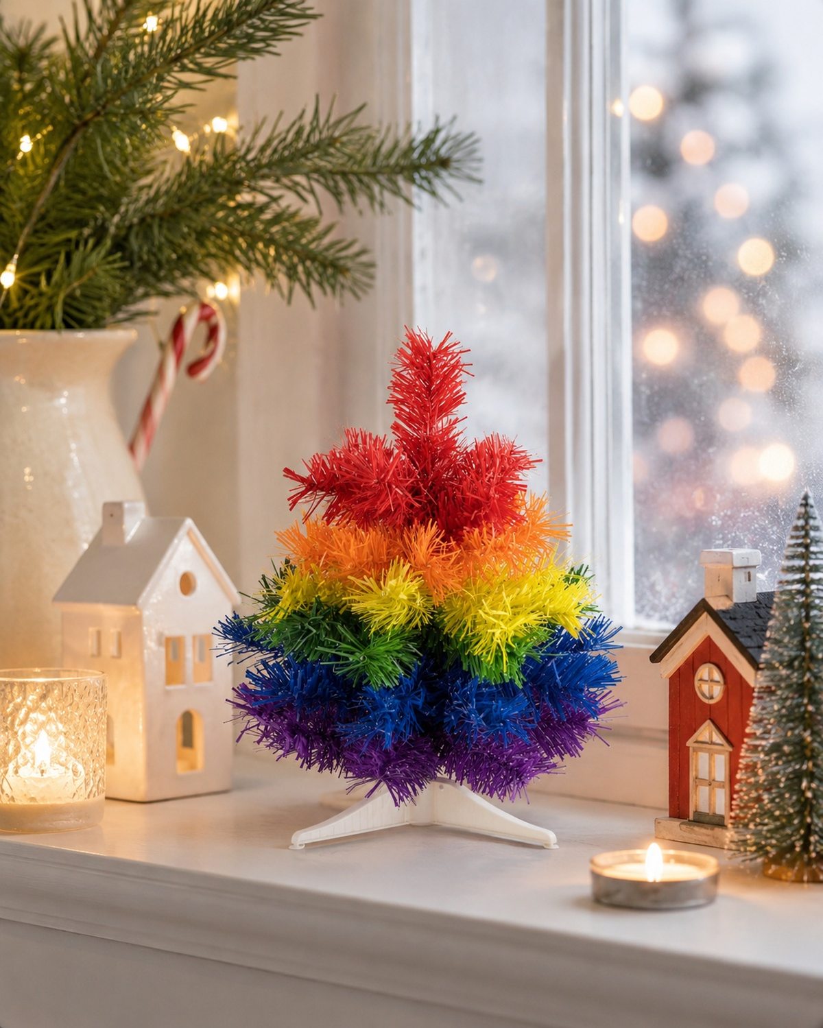 riffelmacher-rainbow-k-nstlicher-weihnachtsbaum-30-5x30-cm-bunt image 4