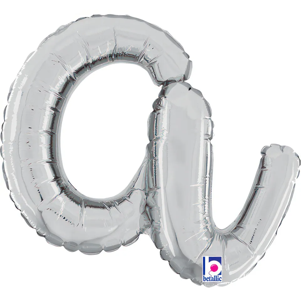 das-kost-mland-dekorationen-folienballon-buchstabe-a-silber-36-cm image 1