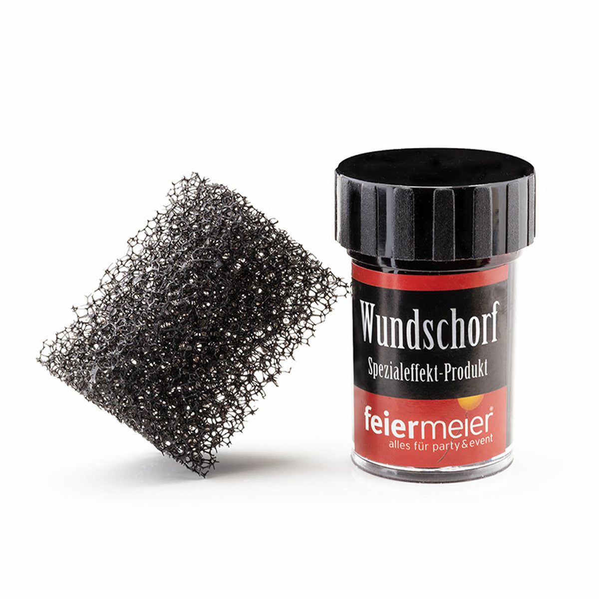 das-kost-mland-wundschorf-kunstblut-set-15ml-mit-schwamm-dunkel image 1