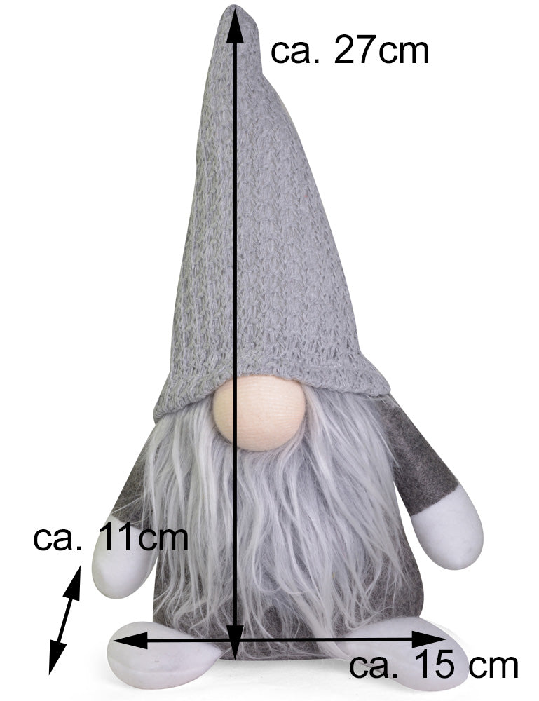 das-kost-mland-accessoires-wichtel-egbert-dekofigur-grau-27cm image 2