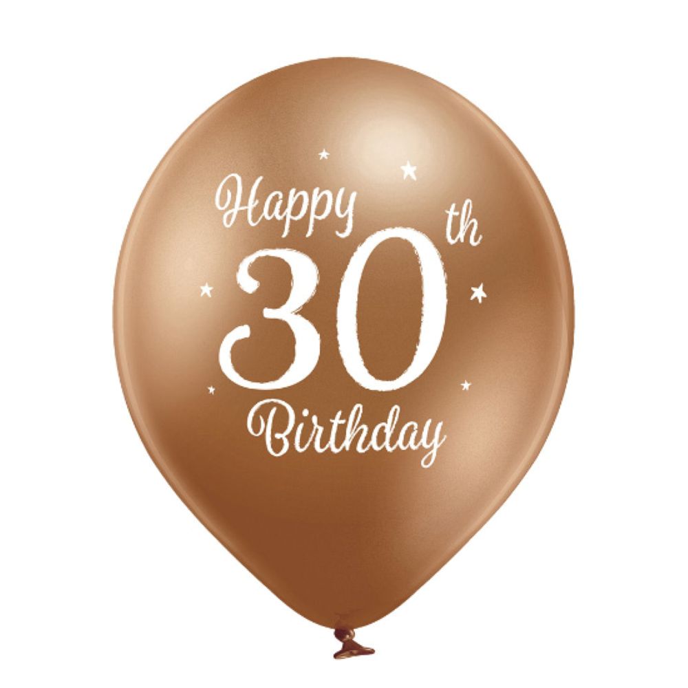 das-kost-mland-happy-30th-birthday-luftballon-6-stk-30-cm image 3
