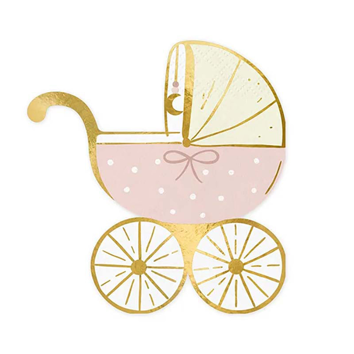 das-kost-mland-baby-kinderwagen-servietten-rosa-20-stk image 1