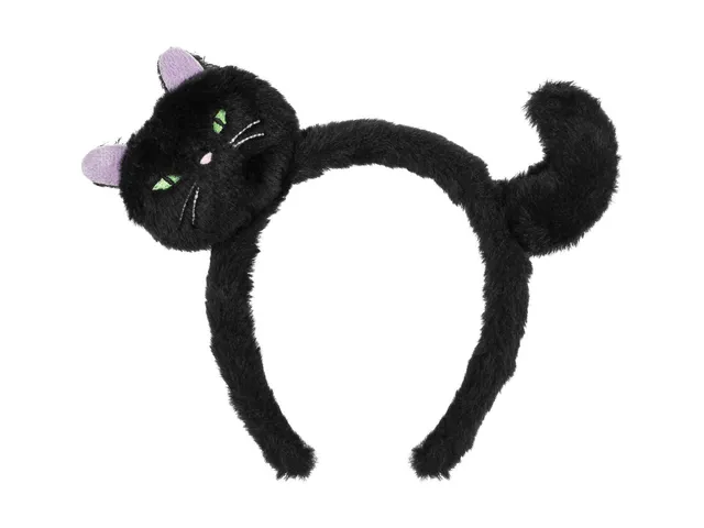 das-kost-mland-katze-haarreif-schwarz-halloween-accessoire image 1