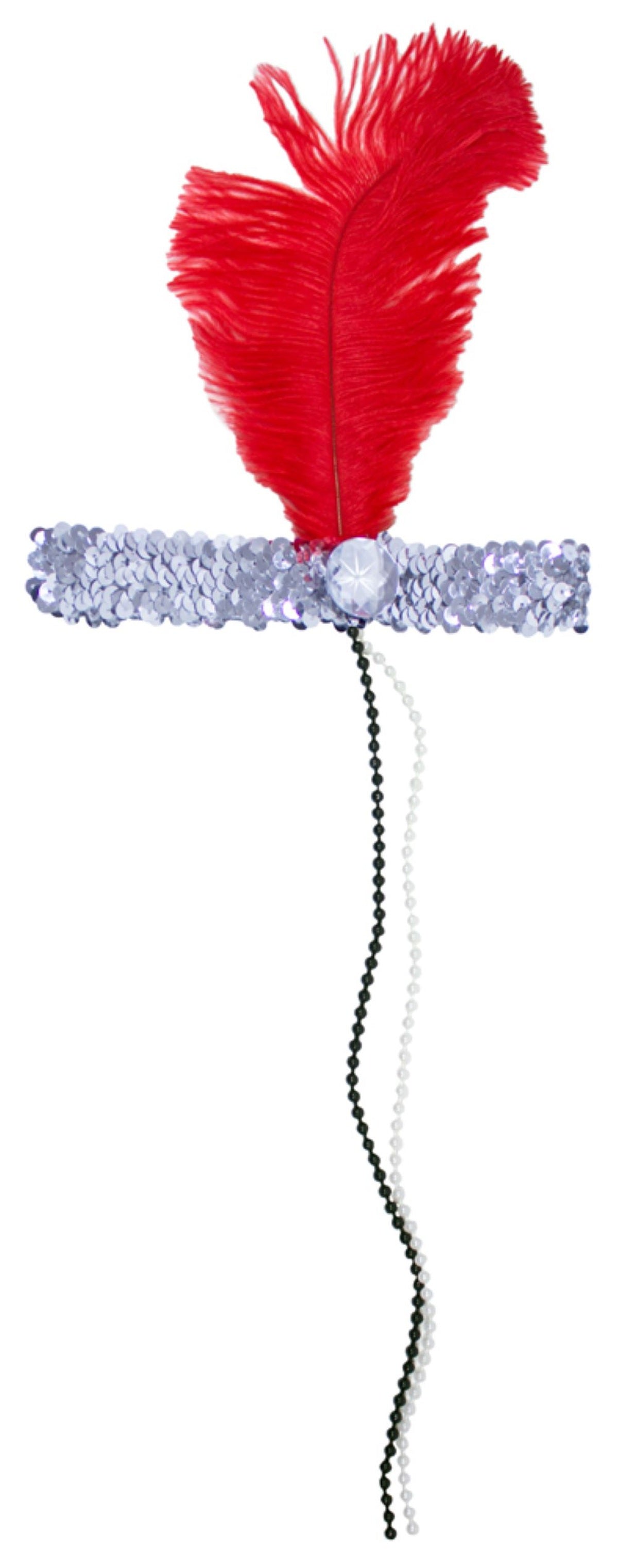 das-kost-mland-accessoires-charleston-stirnband-kira-silber-rot image 7