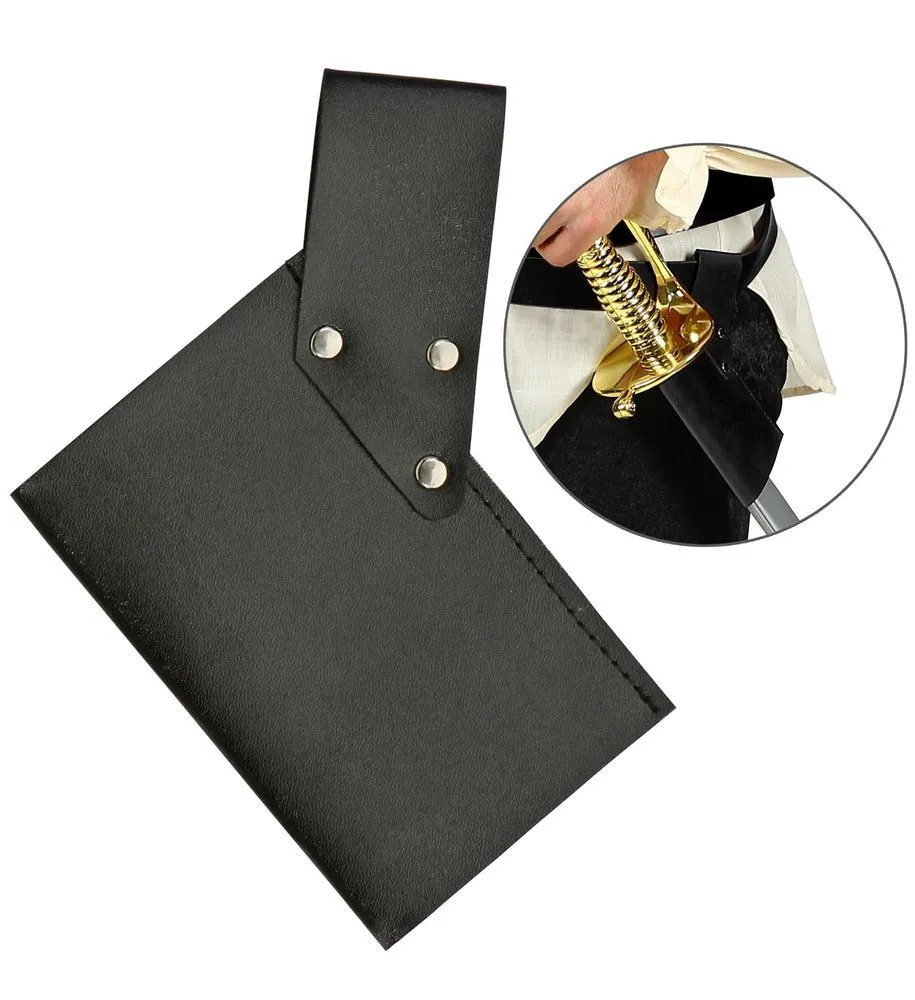 das-kost-mland-accessoires-schwerthalter-lederoptik-schwert-schwarz image 1
