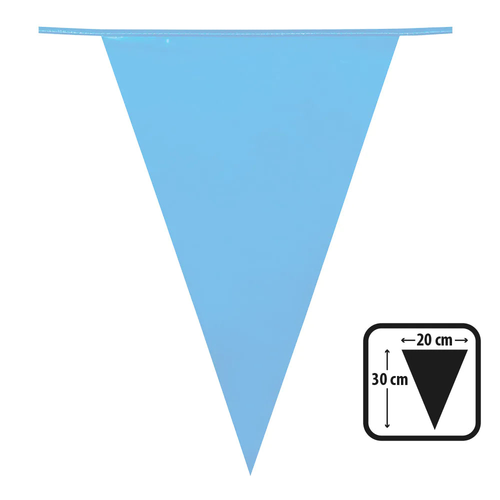 das-kost-mland-dekorationen-wimpelkette-hellblau-10m-pe image 2