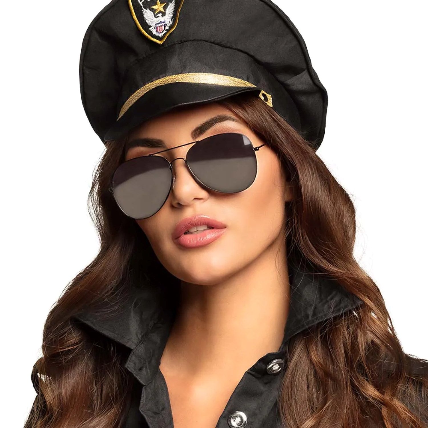 das-kost-mland-police-partybrille-verspiegelt-silber image 2