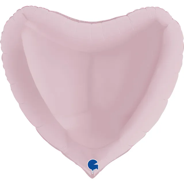 das-kost-mland-folienballon-uni-herz-91cm-pink-pastell image 1
