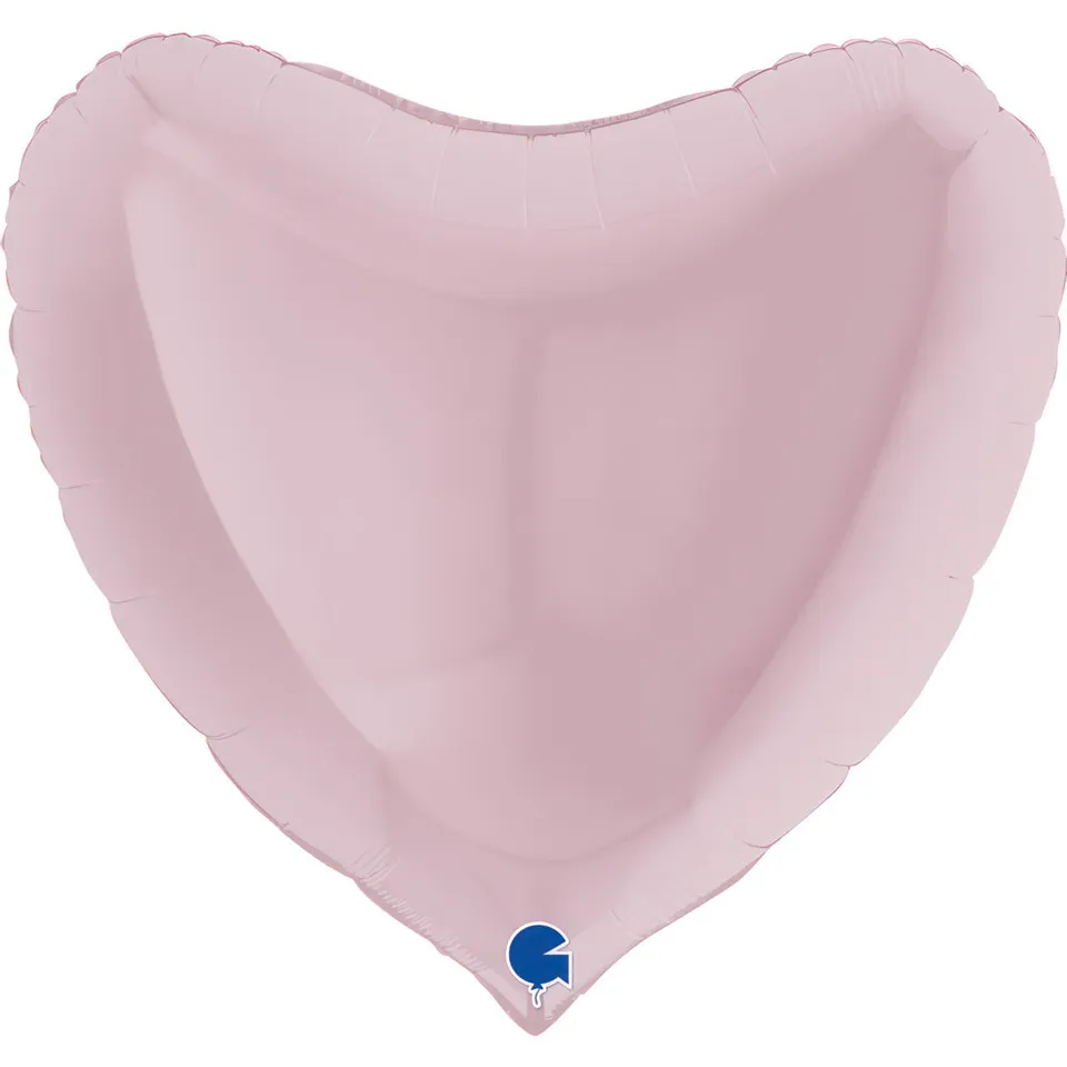 das-kost-mland-folienballon-uni-herz-91cm-pink-pastell image 1