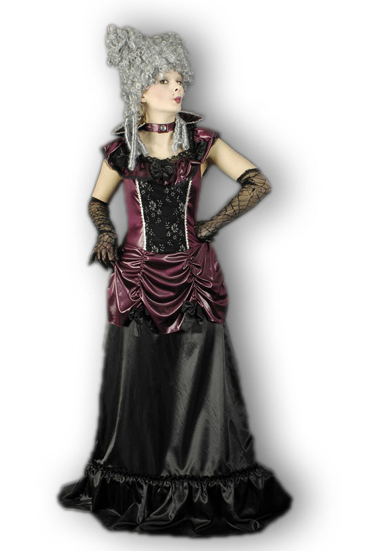 das-kost-mland-damen-vampir-catherine-kleid-bordeaux-36-46 image 2