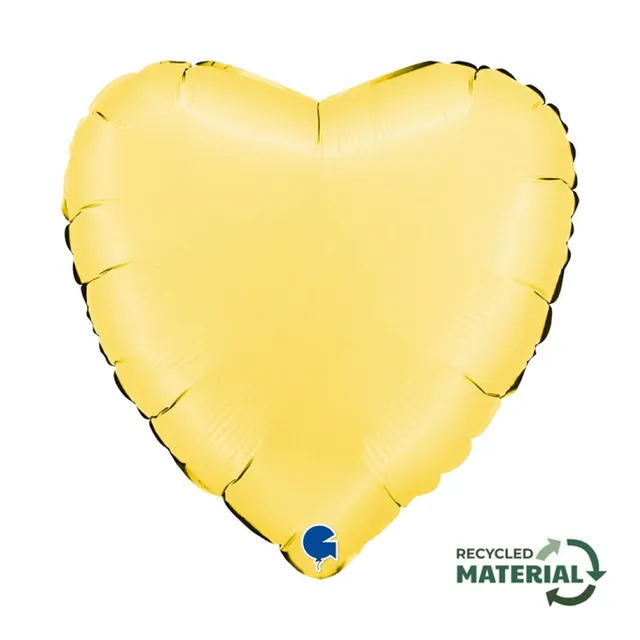 das-kost-mland-dekorationen-herz-folienballon-46cm-satin-gelb image 1