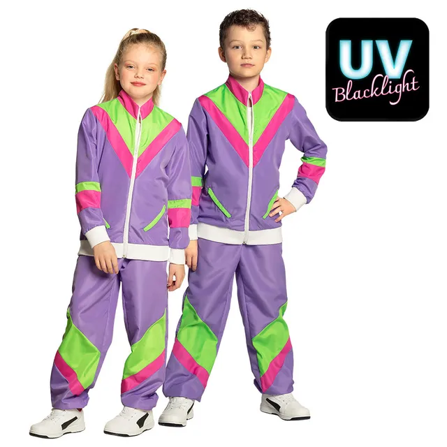 das-kost-mland-jungen-trainingsanzug-retro-kid-lila-7-9-j-uv image 1