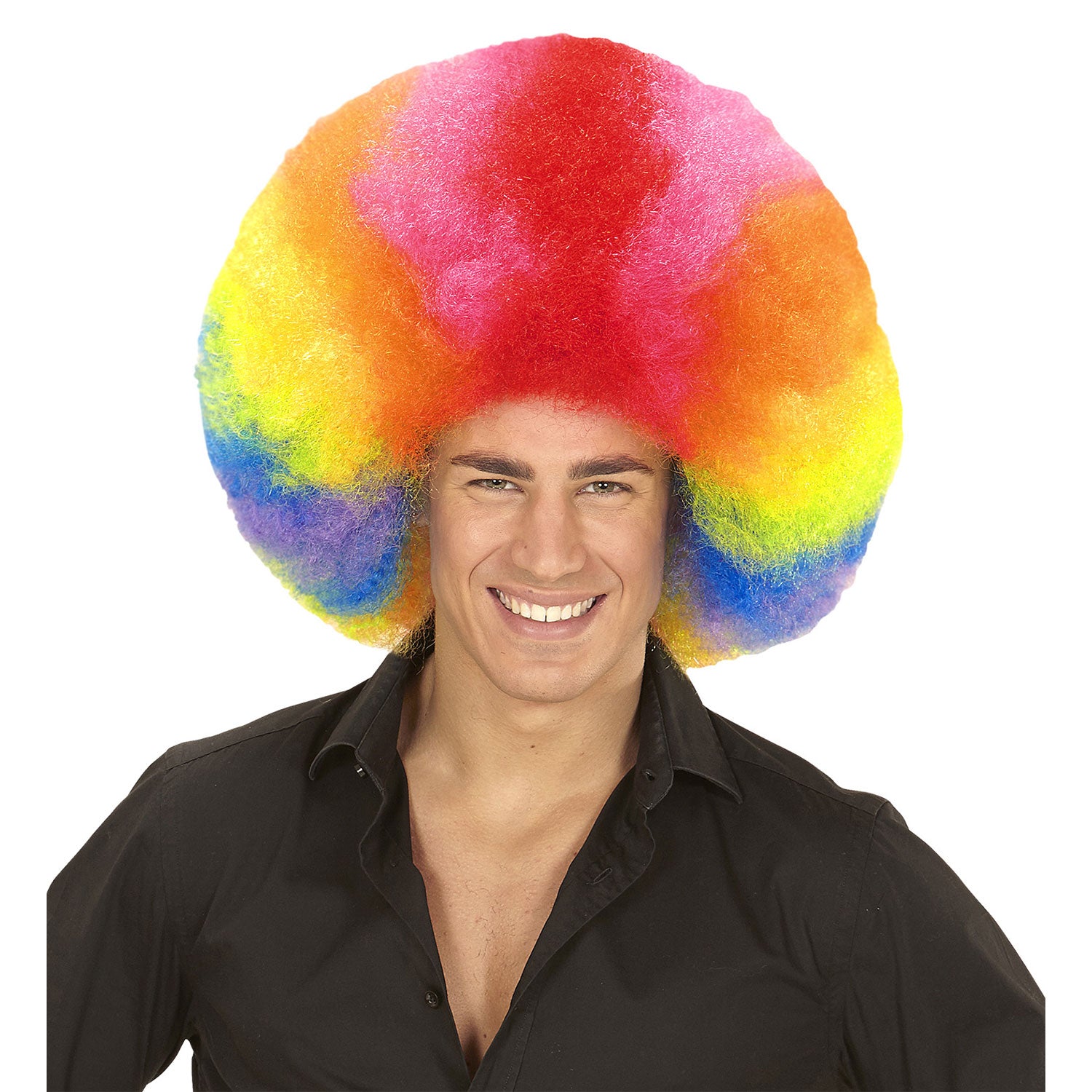 das-kost-mland-afro-per-cke-riesen-regenbogen-kunsthaar image 6