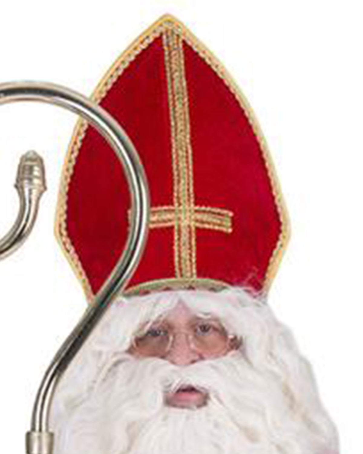 das-kost-mland-herren-nikolaus-kost-m-rot-wei-mit-mitra image 4