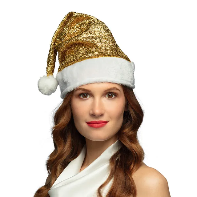 das-kost-mland-nikolausm-tze-glitter-gold-weihnachtsm-tze image 1