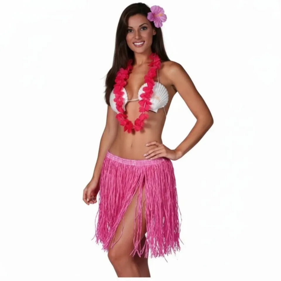 das-kost-mland-herren-hawaii-kost-m-flower-pink-3-tlg-60cm image 1