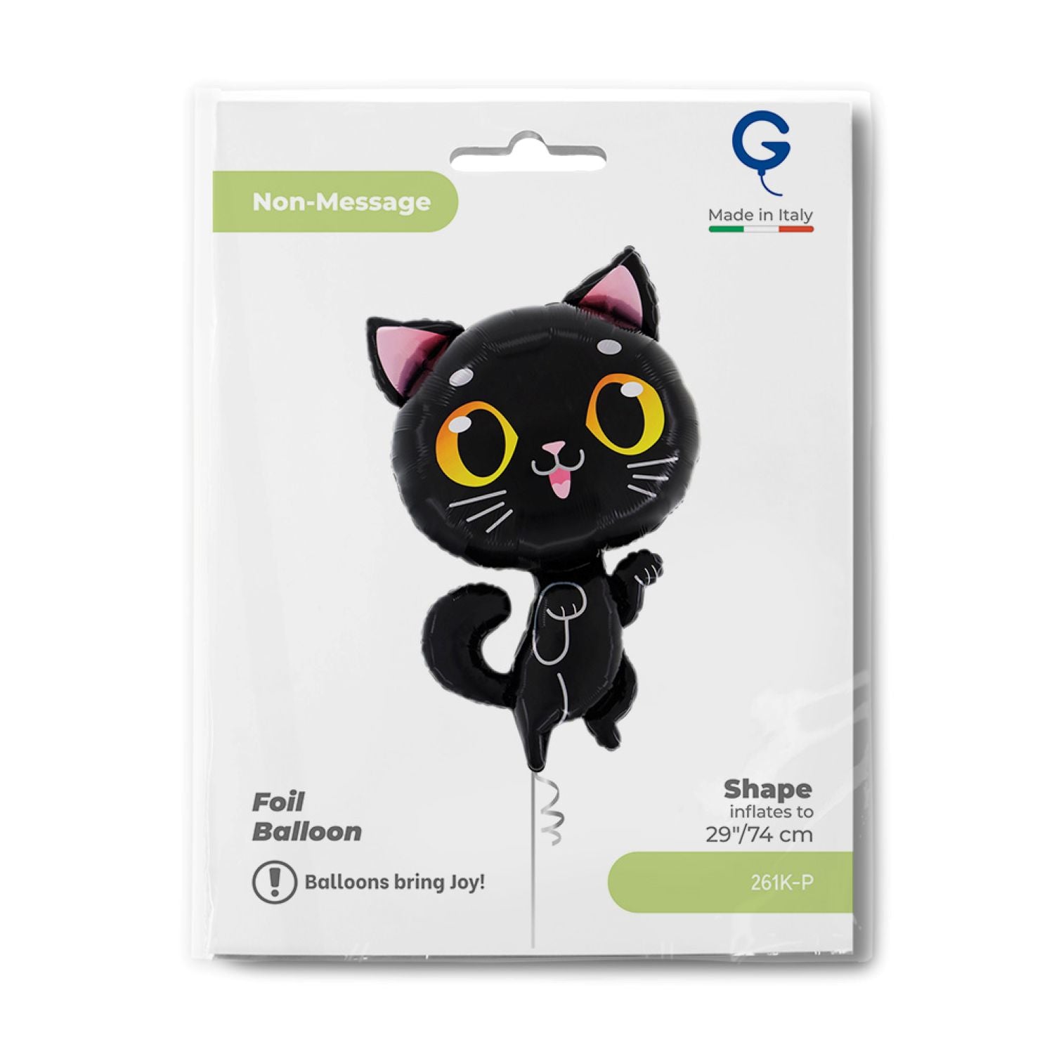 folienballon-shape-katze-29-74cm-schwarz-tierballon image 2