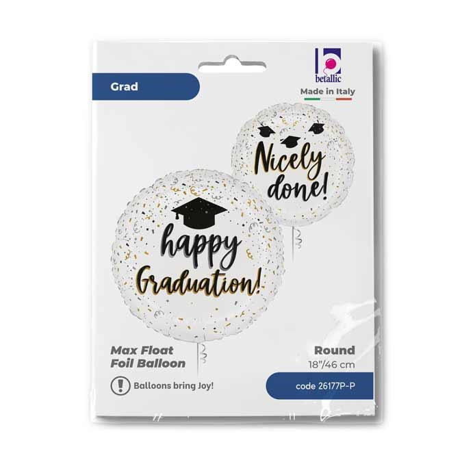 das-kost-mland-happy-graduation-folienballon-46-cm-abschluss image 2