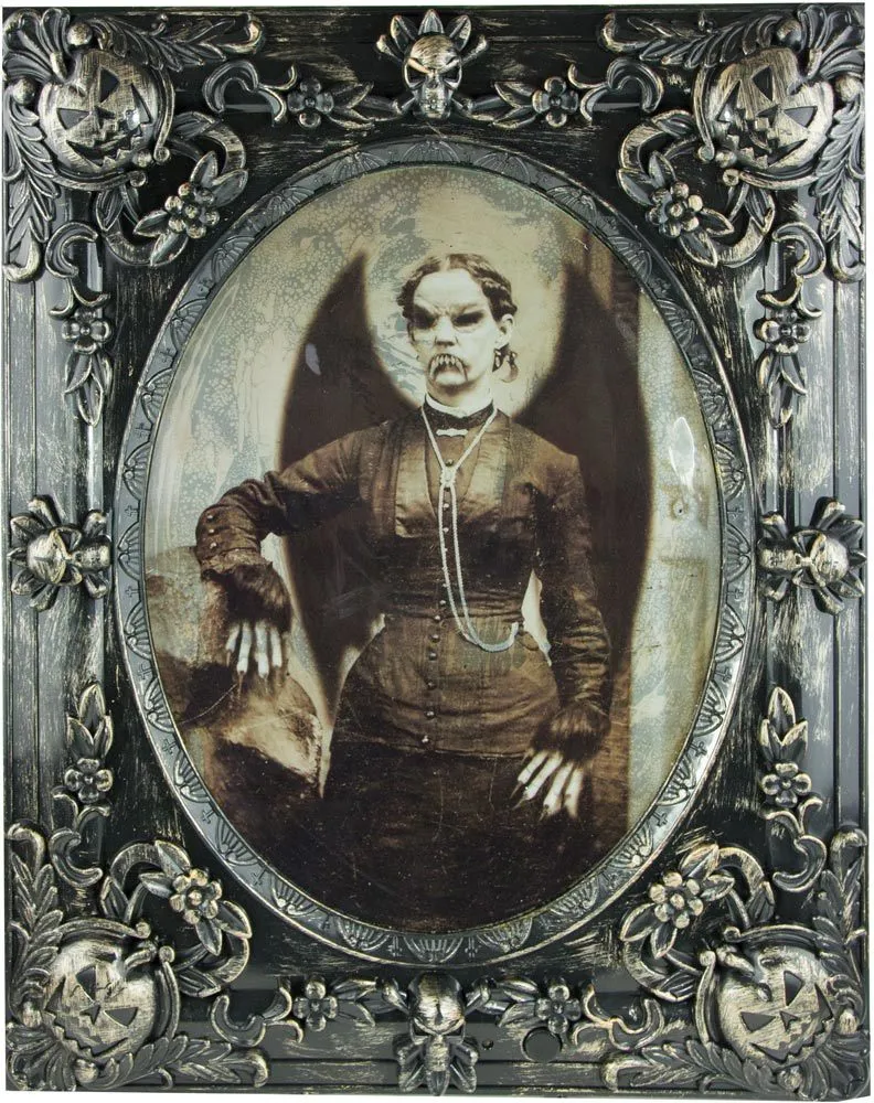 das-kost-mland-damen-halloween-wandbild-mit-leuchtaugen-und-sound image 1