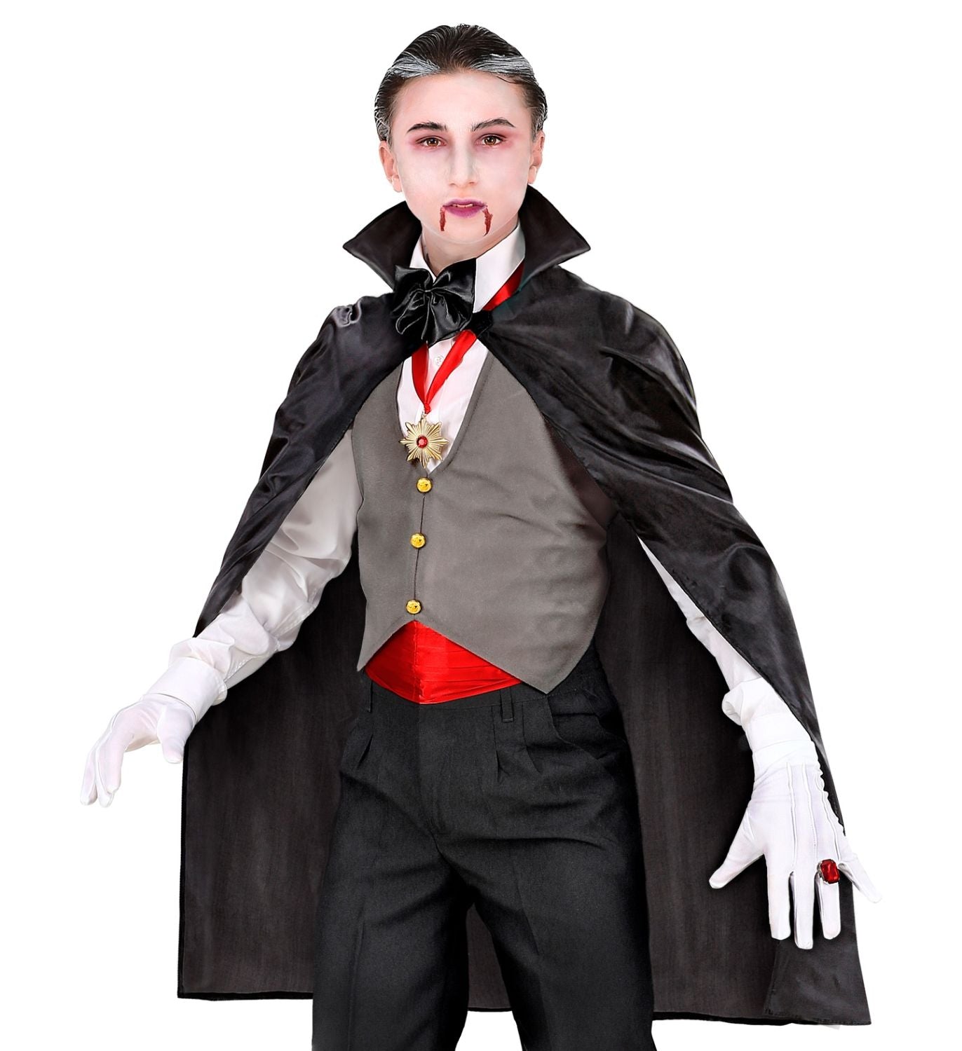 das-kost-mland-schwarzer-umhang-kinder-90cm-cape image 4