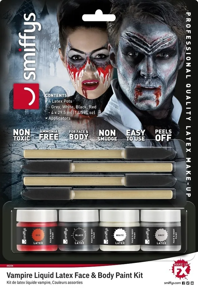 das-kost-mland-fl-ssiglatex-set-vampir-4x29-5-ml-applikator image 1