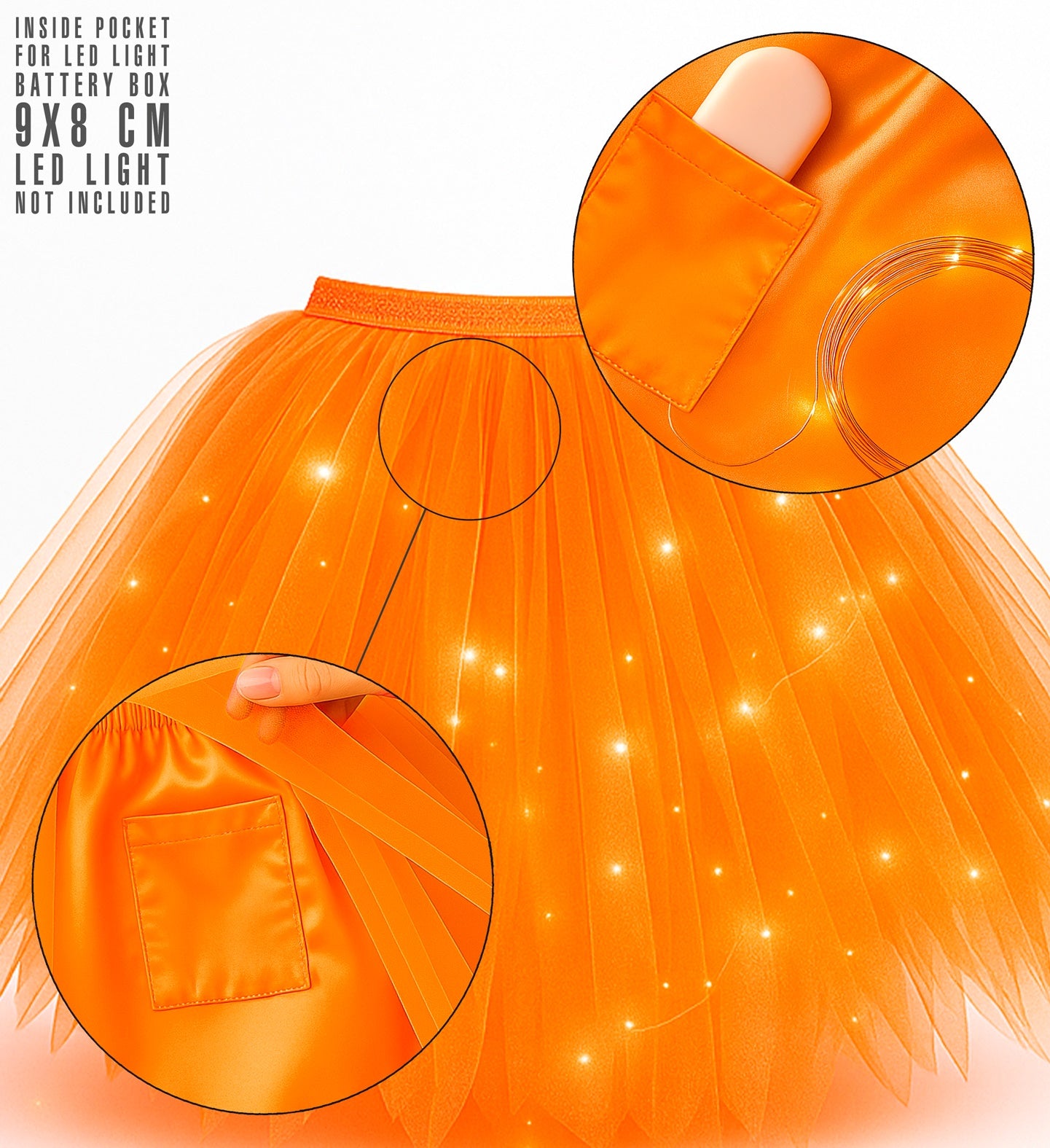 das-kost-mland-damen-petticoat-t-t-40-cm-orange-t-llrock image 5