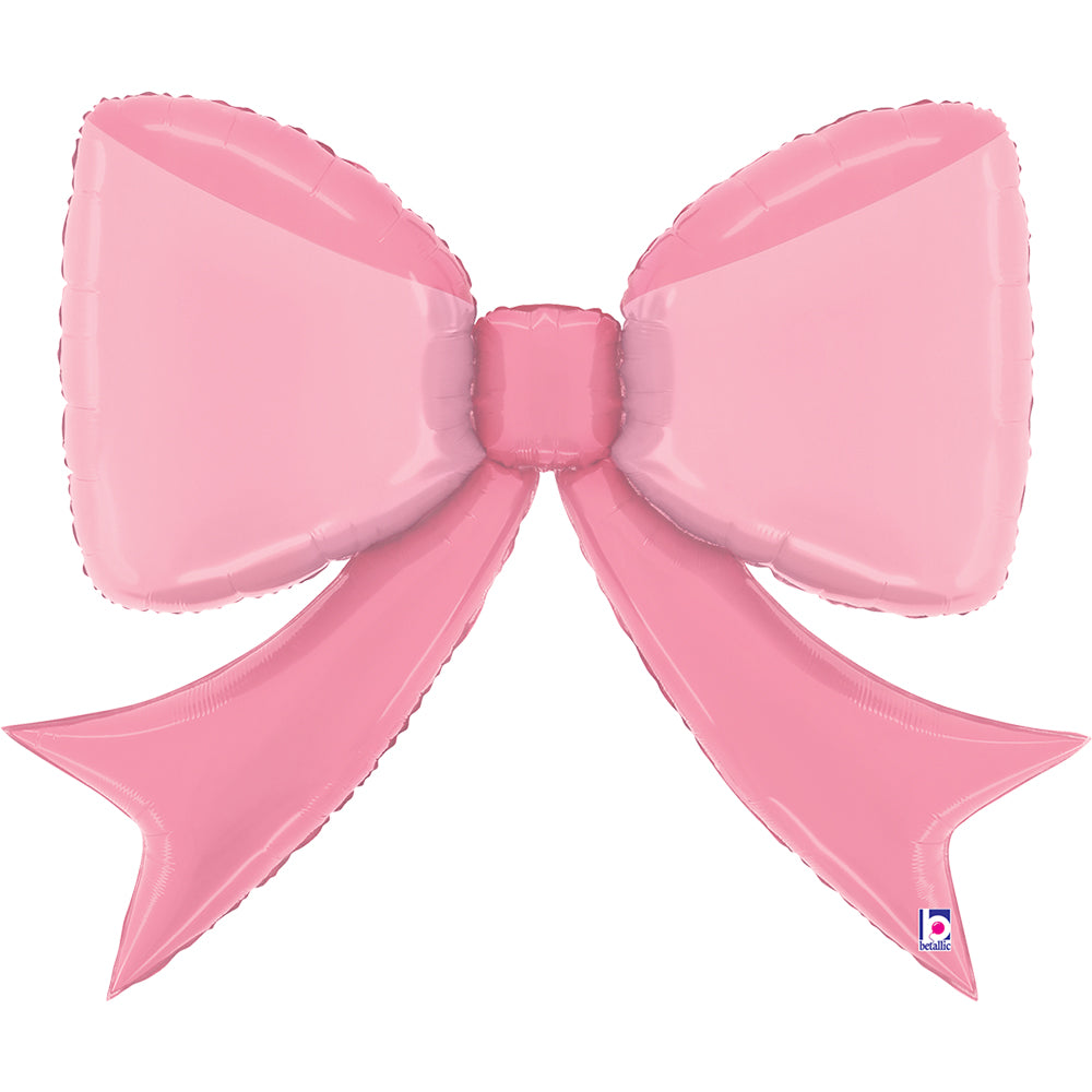 das-kost-mland-shape-folienballon-schleife-rosa-104cm-geschenk image 1