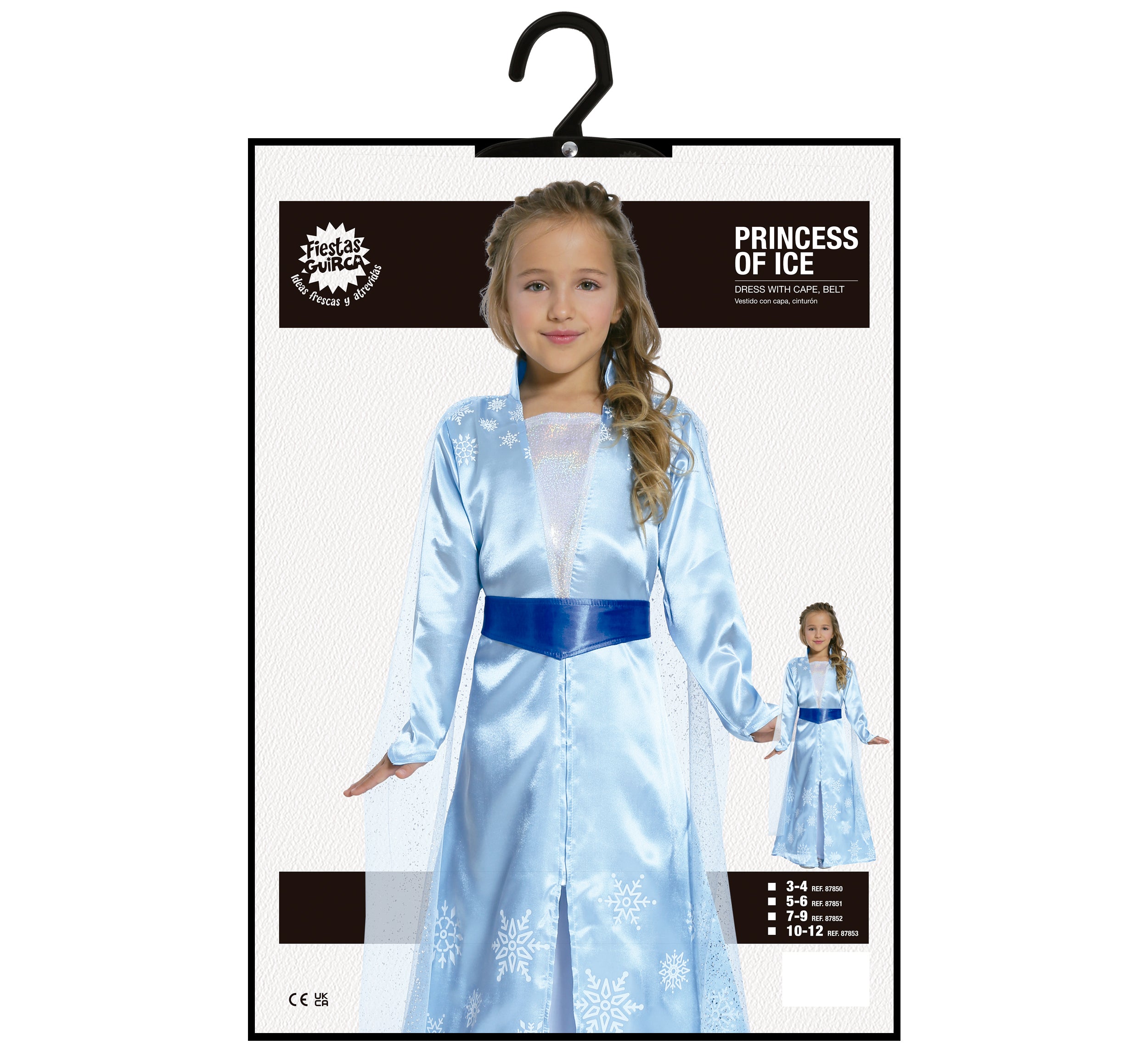 das-kost-mland-eis-prinzessin-kost-m-kinder-hellblau-t-ll-cape image 3