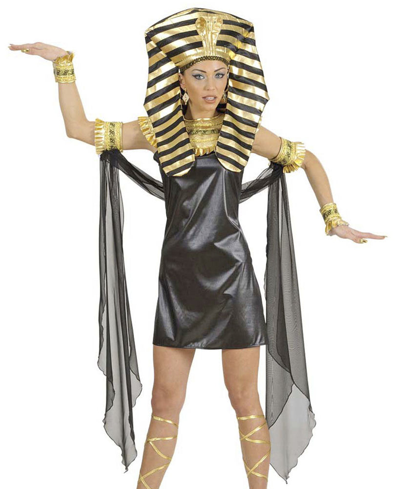 das-kost-mland-nilk-nigin-kost-m-damen-schwarz-gold-m image 2