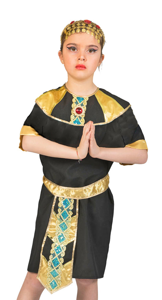 das-kost-mland-cleopatra-m-dchenkost-m-schwarz-gold-gr-140 image 3