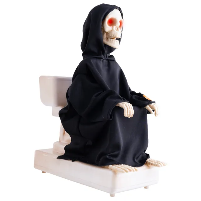 das-kost-mland-halloween-deko-skelett-toilette-animiert-35cm image 1