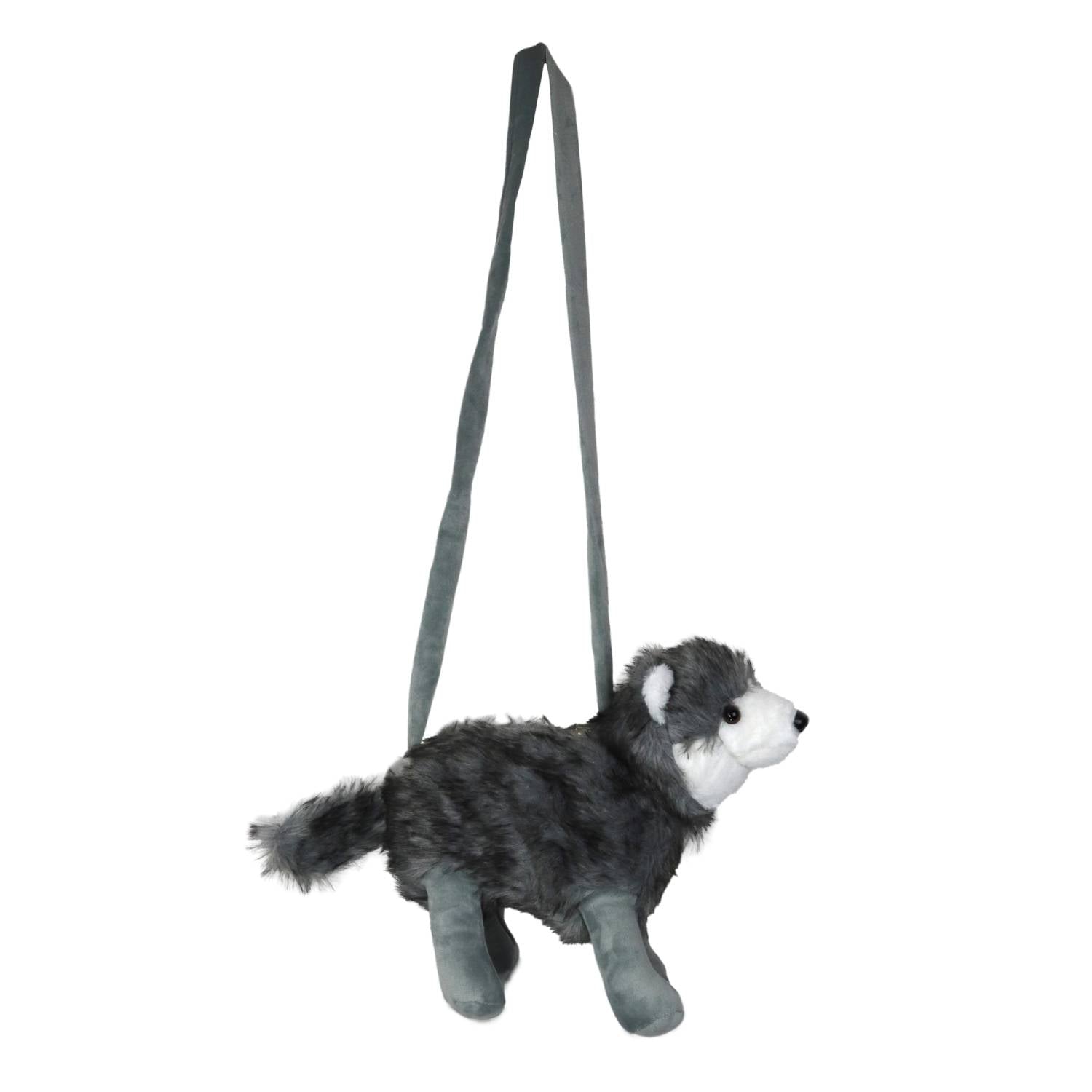 das-kost-mland-wolf-handtasche-pl-sch-grau-30x40x13-cm image 1