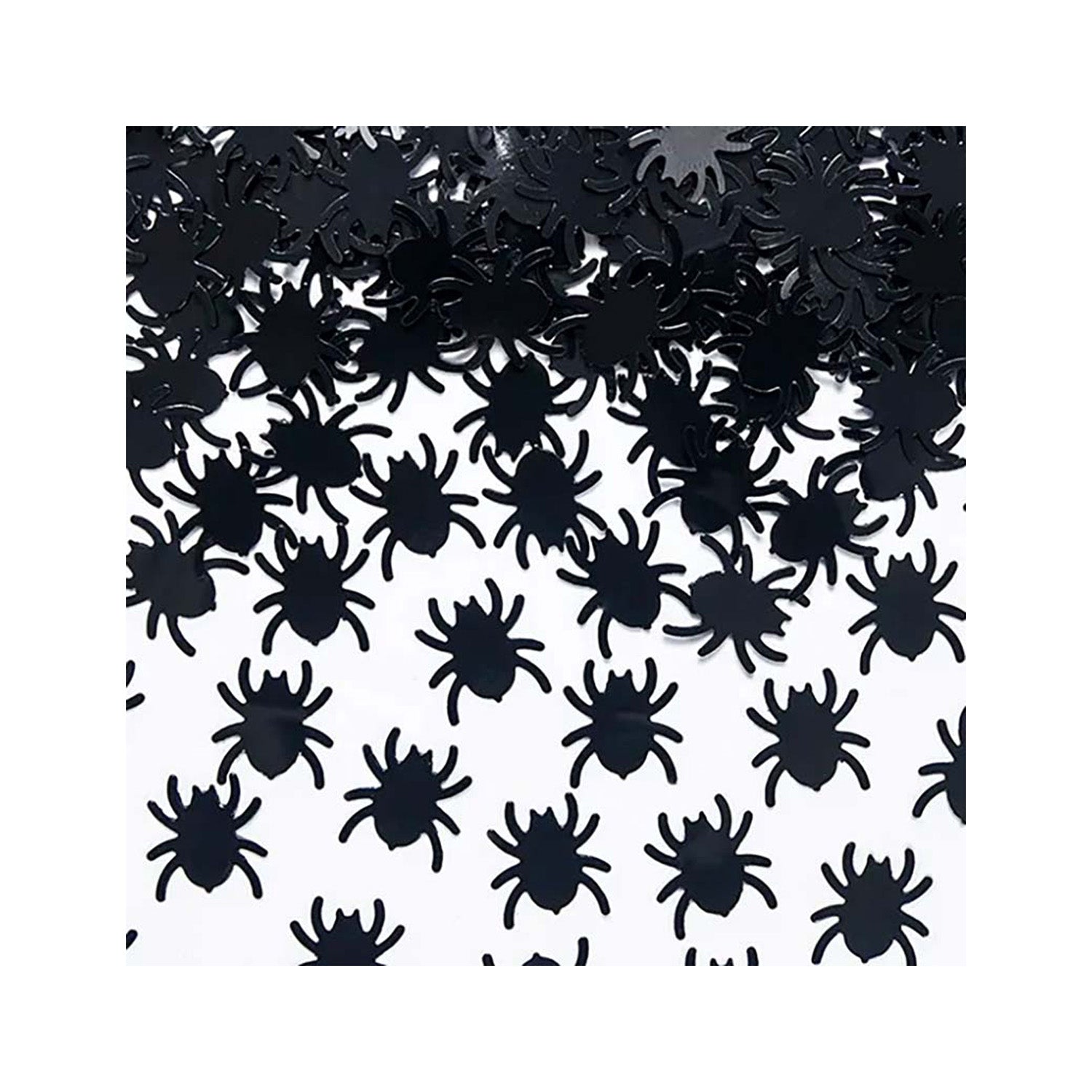 das-kost-mland-dekorationen-konfetti-spinnen-schwarz-15g-folie image 1