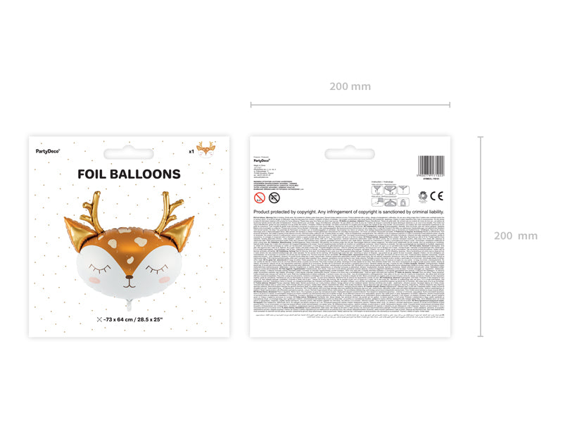 das-kost-mland-dekorationen-shape-folienballon-hirsch-73x64cm image 2