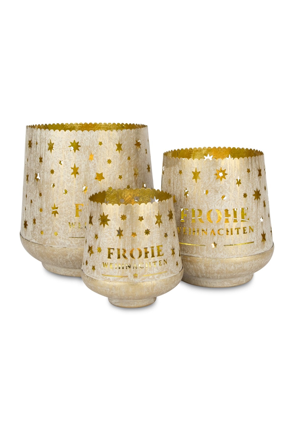 riffelmacher-frohe-weihnachten-lichter-3er-set-beige-gold-16cm image 1