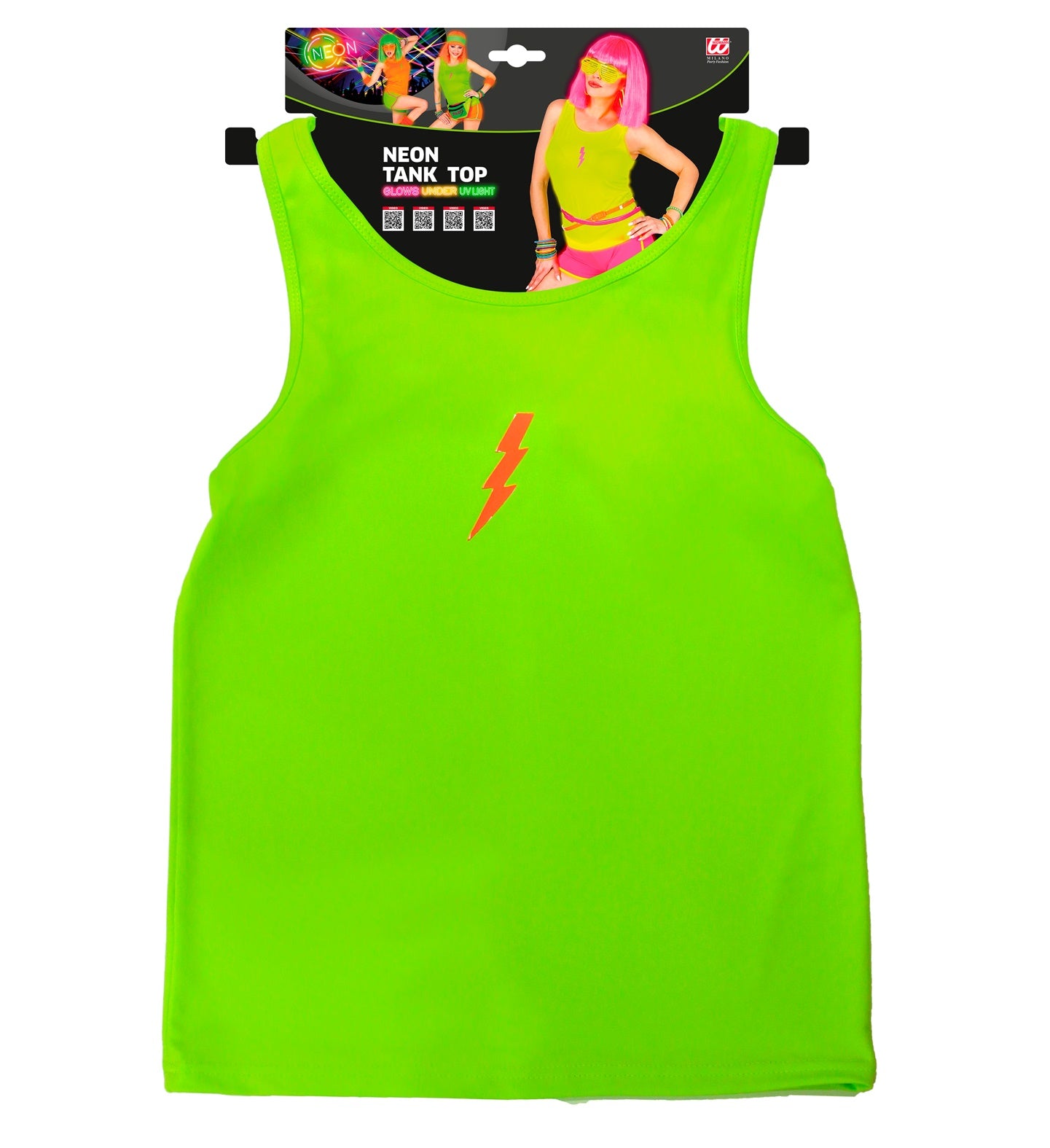 das-kost-mland-herren-tank-top-neon-gr-n-80er-disco image 5