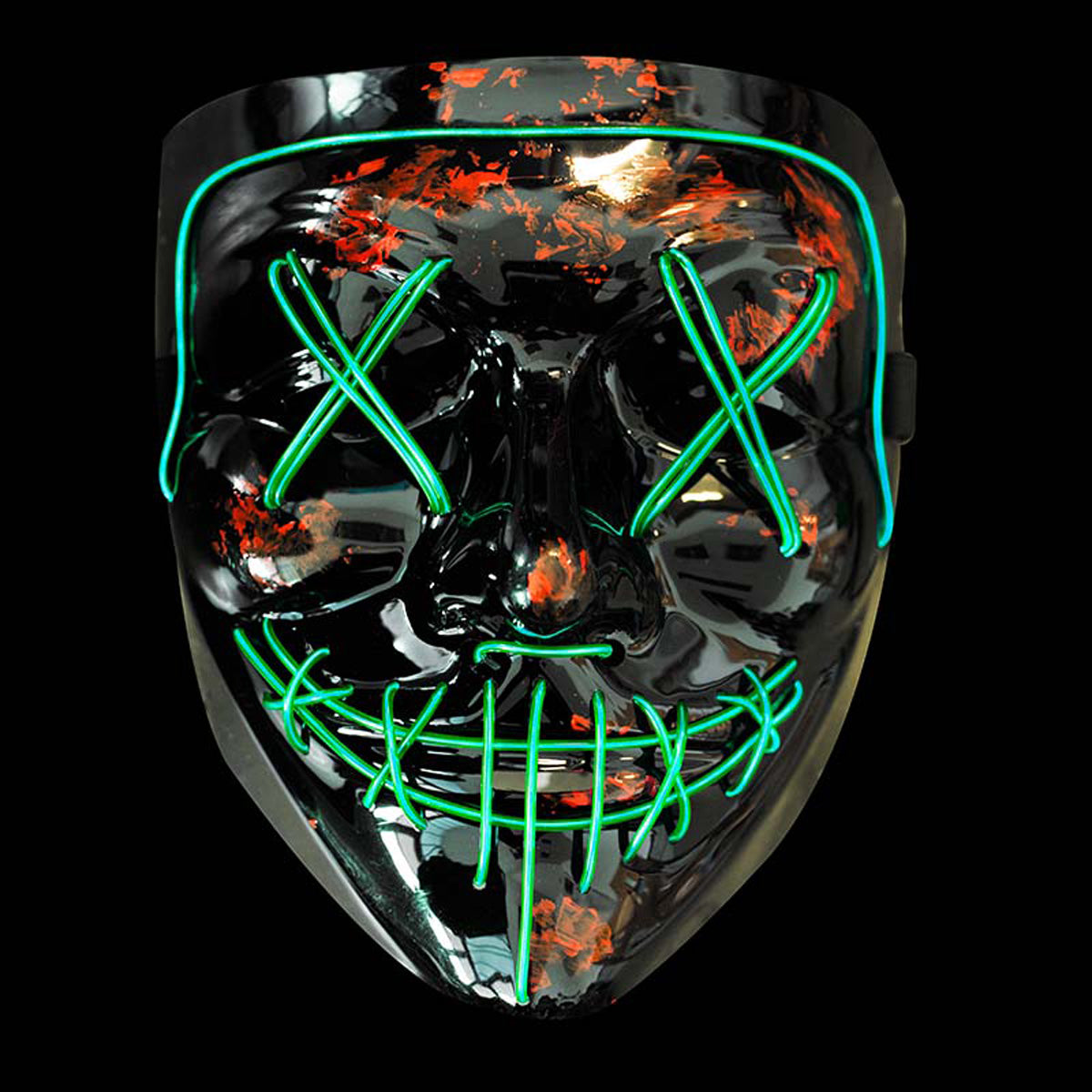 das-kost-mland-purge-led-maske-leuchtmaske-gr-n-halloween image 2