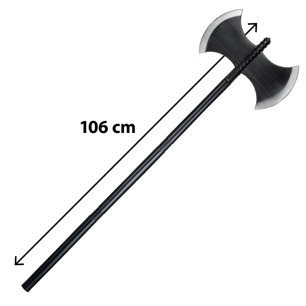 das-kost-mland-dungeon-doppelaxt-106-cm-kunststoff-wikinger image 3